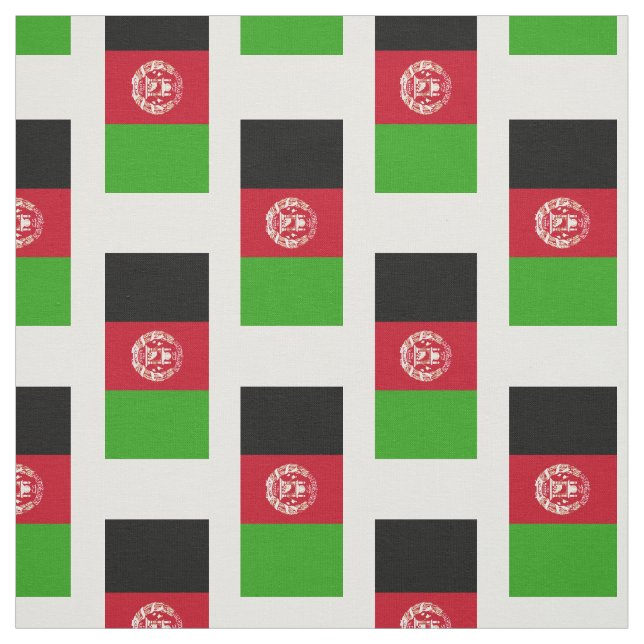Afghanistan-Flagge Stoff (Muster)