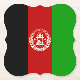 Afghanistan-Flagge Untersetzer