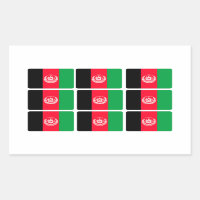 Afghanistan-Flagge x 9