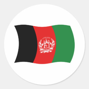 Afghanistan-Flaggen-Aufkleber Runder Aufkleber