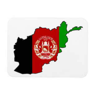 Afghanistan-Flaggen-Karte Magnet