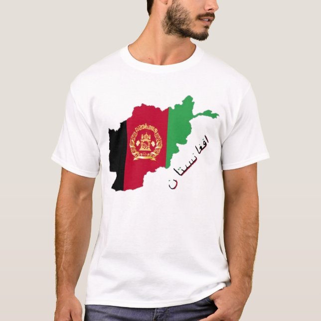 Afghanistan-Flaggen-Land T-Shirt (Vorderseite)