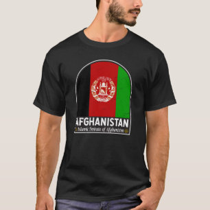 Afghanistan-Flaggenemblem erschüttert Vintag T-Shirt