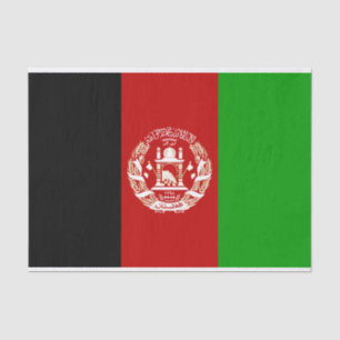 afghanistan-Flaggenpapier Seidenpapier