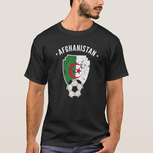 Afghanistan Fußball Afghanistan Flaggenfußball Afg T-Shirt (Vorderseite)