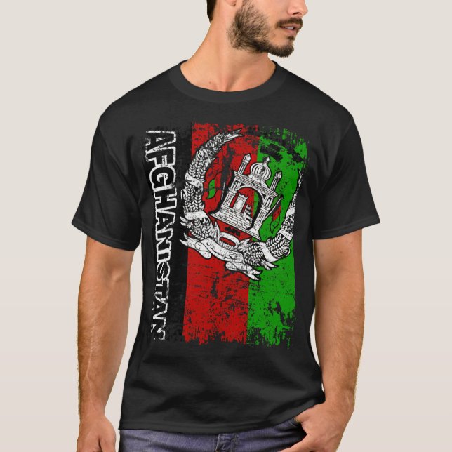 Afghanistan-Fußballfan T-Shirt (Vorderseite)