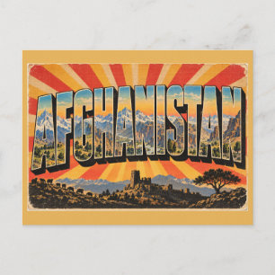 Afghanistan Hindu Kush Gipfel Schluchten Vintage R Postkarte
