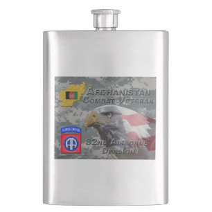 „Afghanistan-Kampfveteran“ - 82. Luftlandedivision Flachmann