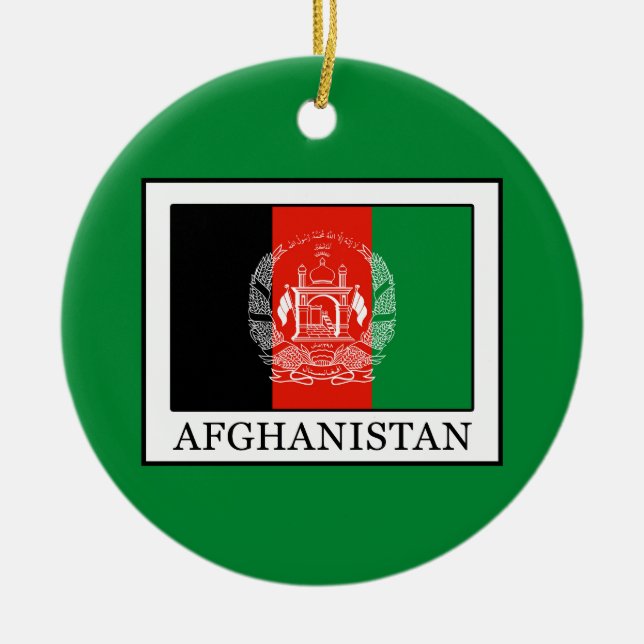 Afghanistan Keramik Ornament (Vorne)