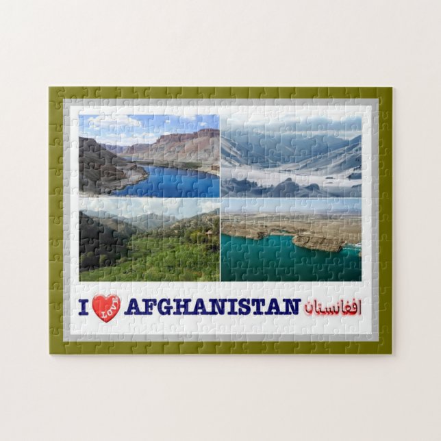 Afghanistan - Landschaften - I Liebe - Puzzle (Horizontal)