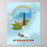 Afghanistan Map Landschaftsreisepaket