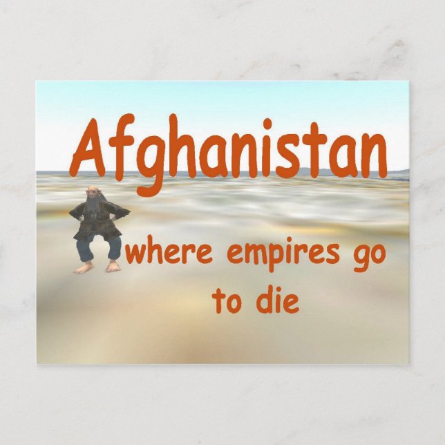 afghanistan postkarte (Vorderseite)