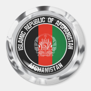 Afghanistan-Runde Magnet