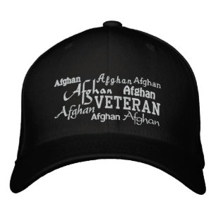 Afghanistan Veteran - bestickter Hut