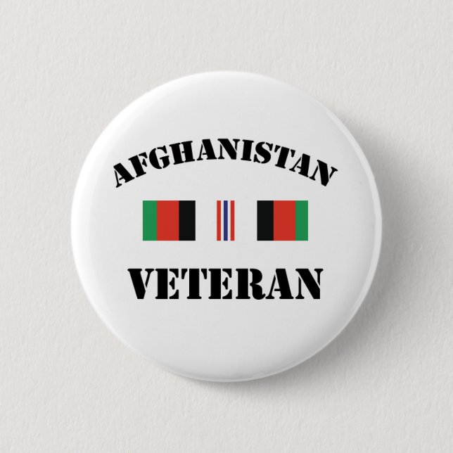 Afghanistan-Veteran Button (Vorderseite)