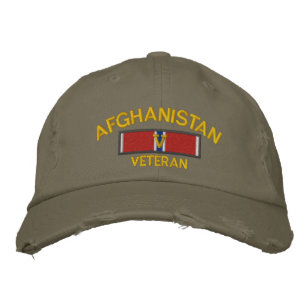 Afghanistan-Veteranen-Bronze-Stern mit V Bestickte Baseballkappe