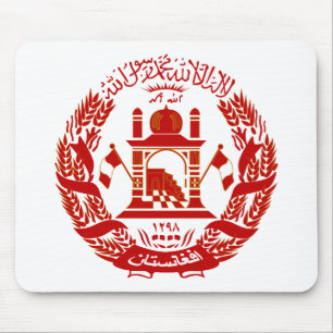 Afghanistan-Wappen Mousepad