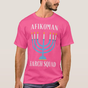 Afikoman-Suchtrupp Lustiger Passah-Seder Hanukka T-Shirt
