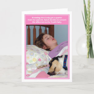 Afikomen Ransom Tooth Fairy Passover Card Karte