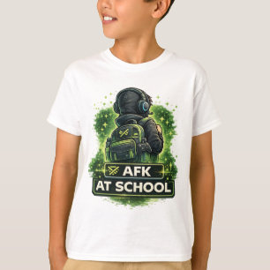 AFK beim Schulespieldesign T-Shirt