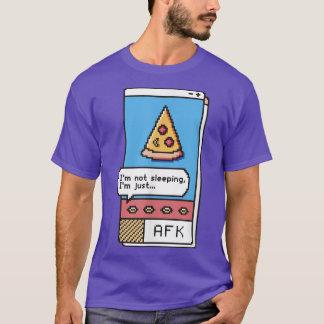 Afk Gaming Pizza Gamer Game Videogame T - Shirt