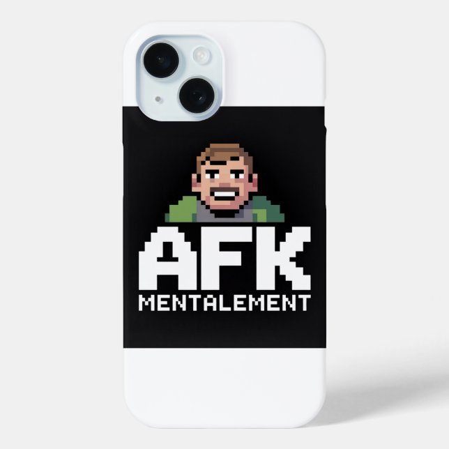 AFK Mental Chibi Gamer Pixel Art Case-Mate iPhone Hülle (Rückseite)