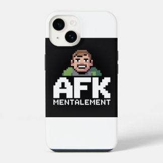 AFK Mental Chibi Gamer Pixel Art iPhone 14 Hülle