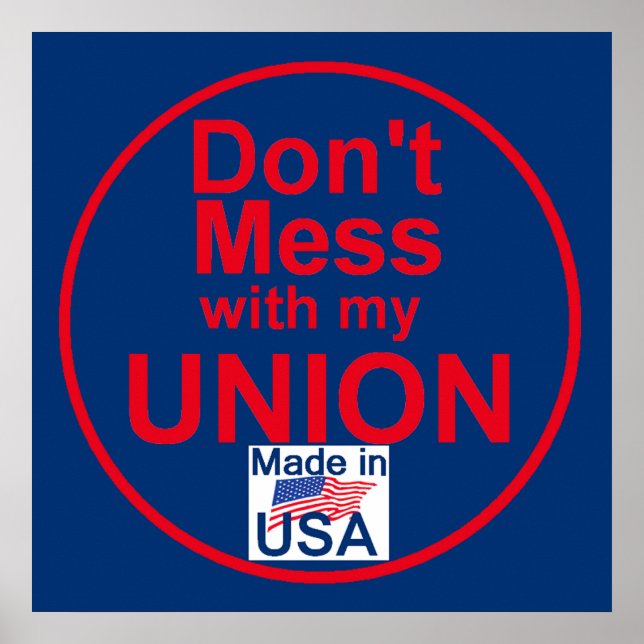 AFL-GEWERKSCHAFTEN POSTER Drucken (Vorne)