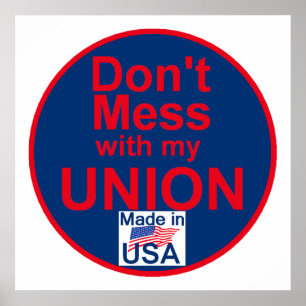 AFL GEWERKSCHAFTS-PLAKAT Druck Poster