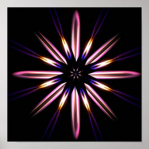 Aflamme Canvas Print Poster