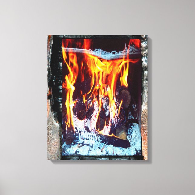 AflFlamme Leinwanddruck (Vorderseite)