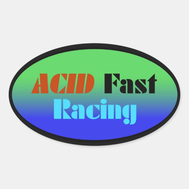 AFR SuperSticker Ovaler Aufkleber (Vorderseite)