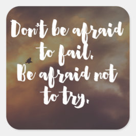 Afrato versuchen, Angebot Quadratischer Aufkleber