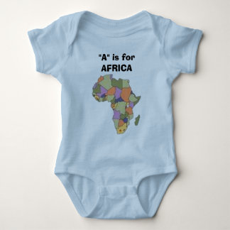 AFRICA2, "A" ist für AFRIKA Baby Strampler