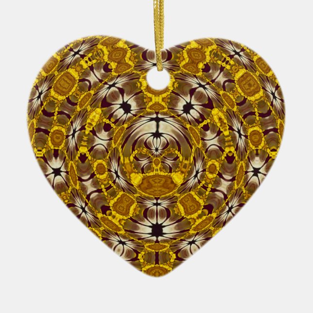 Africa Abstrakt Art Pattern Keramik Ornament (Vorne)