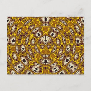 Africa Abstrakt Art Pattern Postkarte