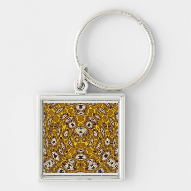 Africa Abstrakt Art Pattern Schlüsselanhänger (Vorne)