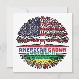 Africa African US American USA United States Tree Karte
