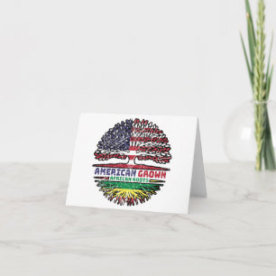 Africa African US American USA United States Tree Karte