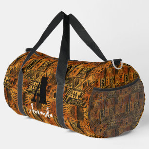 Africa Amhara Ethiopia Geometric Ethnic Pattern 13 Duffle Bag