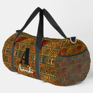 Africa Amhara Ethiopia Geometric Ethnic Pattern 17 Duffle Bag