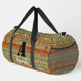 Africa Amhara Ethiopia Geometric Ethnic Pattern 20 Duffle Bag