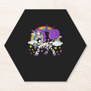 Africa Animal Rainbow Zebracorn Niedlich Zebra Fan Untersetzer