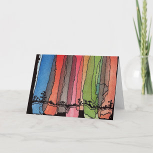 Africa artwork card- blank karte