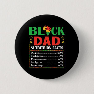 Africa Black Vater Nutrition Facts Melanin Conscie Button