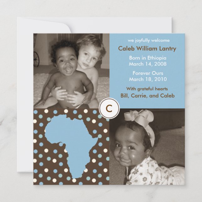 Africa Block: Blue Polkas Ankündigung (Vorderseite)