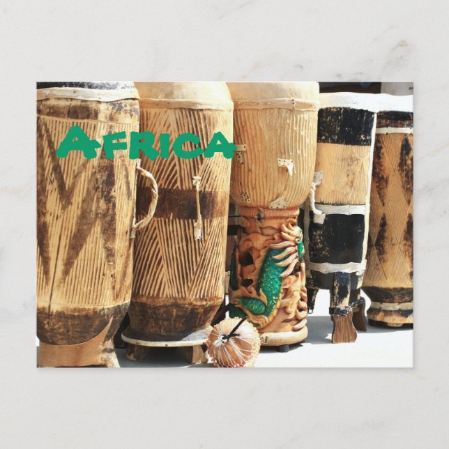 Africa Bongos Postcard Postkarte (Vorderseite)