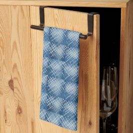 Africa Denim Indigo Mudcloth Muster 1 Geschirrtuch
