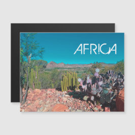 Africa Desert Landscape Nature Cactus Pflanze Magn Magnetkarte