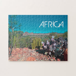 Africa Desert Landscape Nature Cactus Pflanze Puzzle